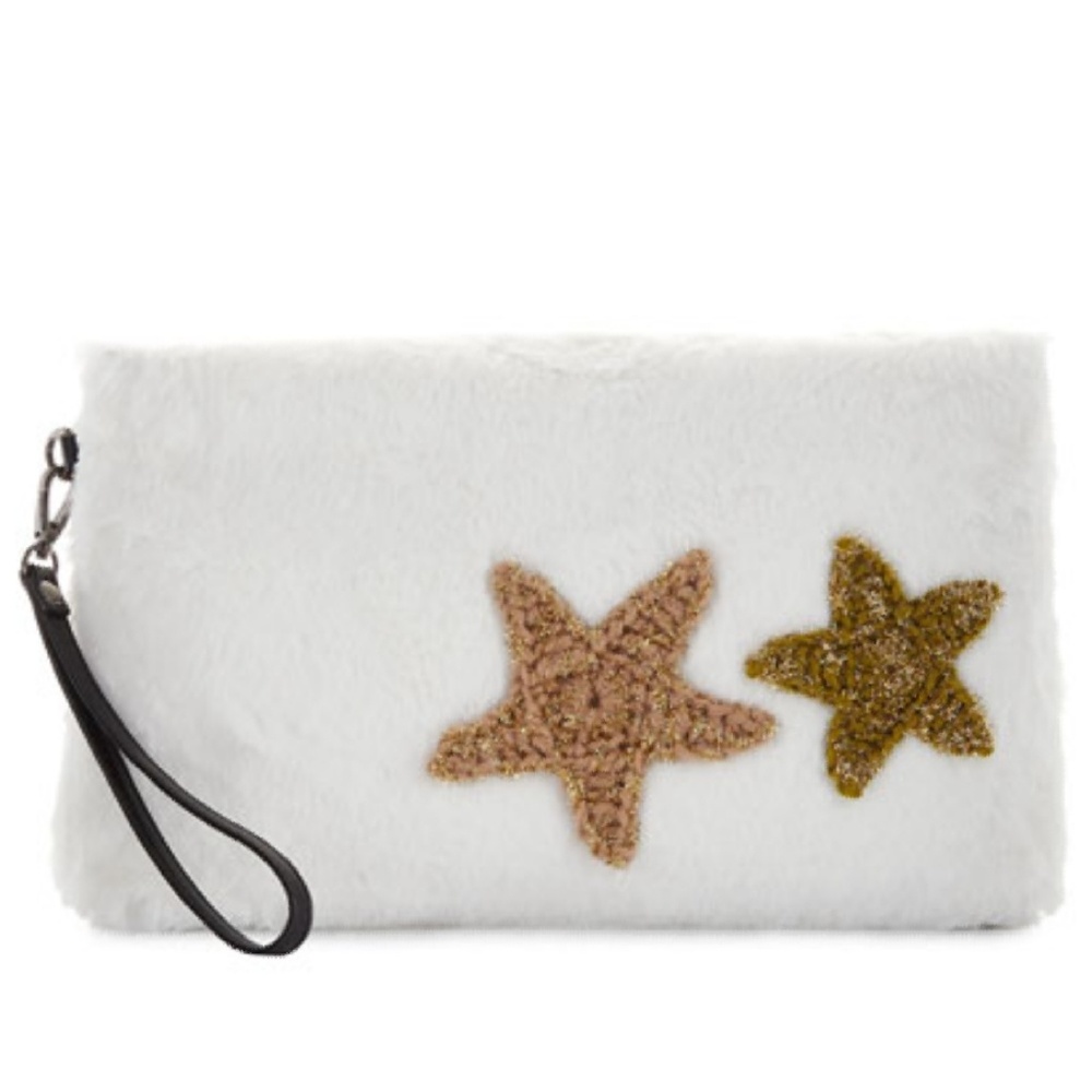 Neiman Marcus Furry Clutch